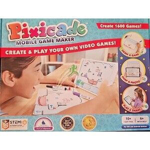 Pixicade Mobile Game Maker Create & Play Your Own Video Games Stem Art Steam NEW